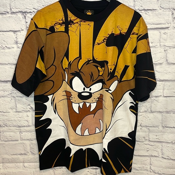 Vintage Taz Looney Tunes Overprint Tee - Picture 1 of 8